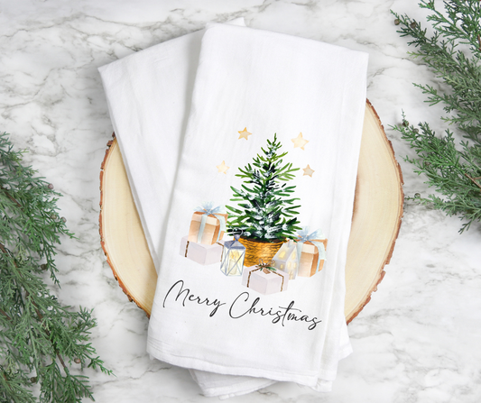 Merry Christmas hand towel -1pc