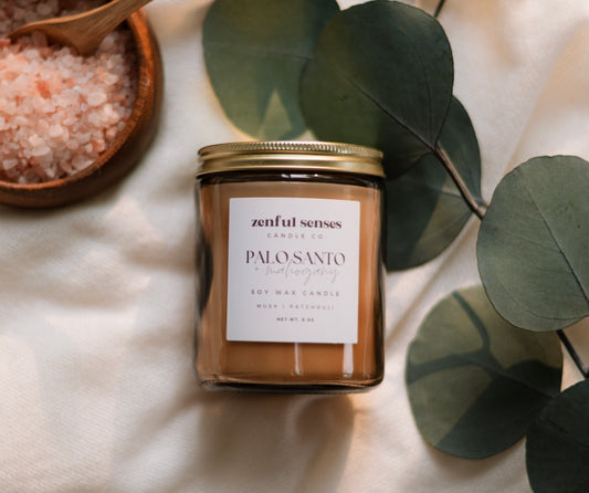 Palo Santo + Mahogany Candle